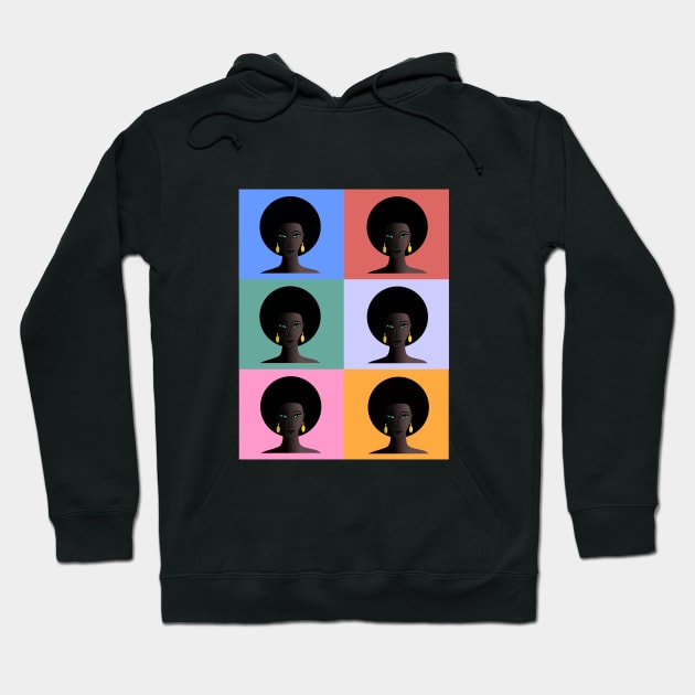 Black Power Hoodie by cypryanus